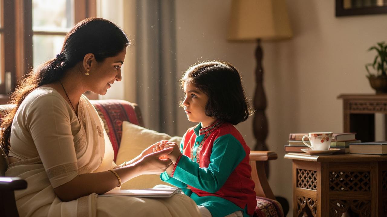 শিশুকে কৃতজ্ঞতার মতো ভারী শব্দের অর্থ বোঝান সহজে।