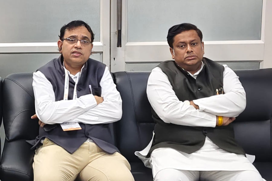 Suman Chakraborty with Suaknta Majumdar 