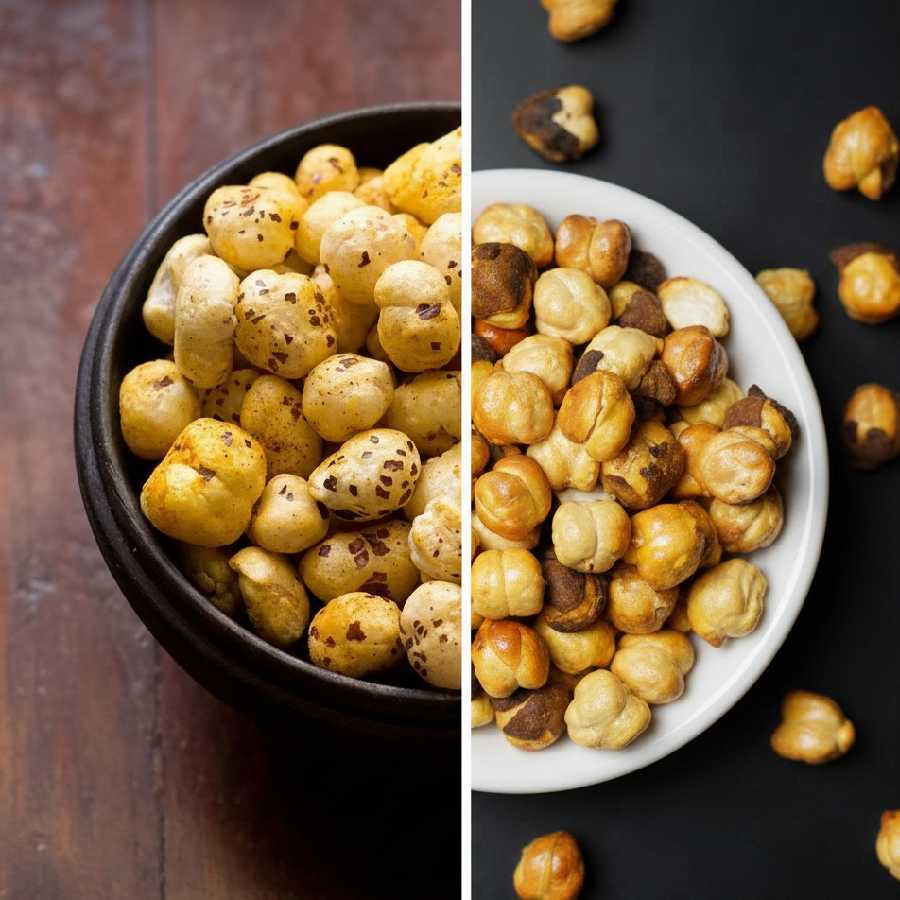 মাখানা এবং ছোলা ভাজা ওজন কমানোর জন্য কোনটি ভাল?