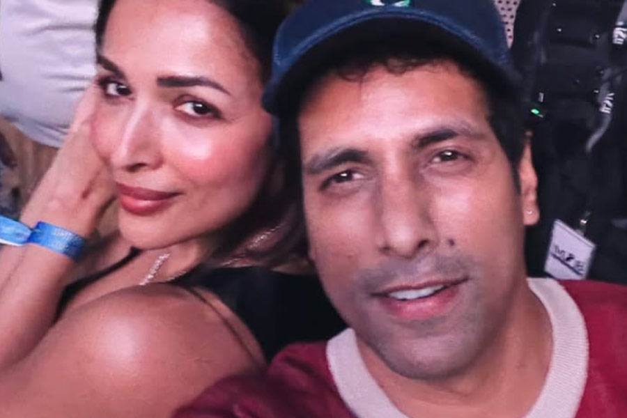 Malaika Arora with Rahul Vijay