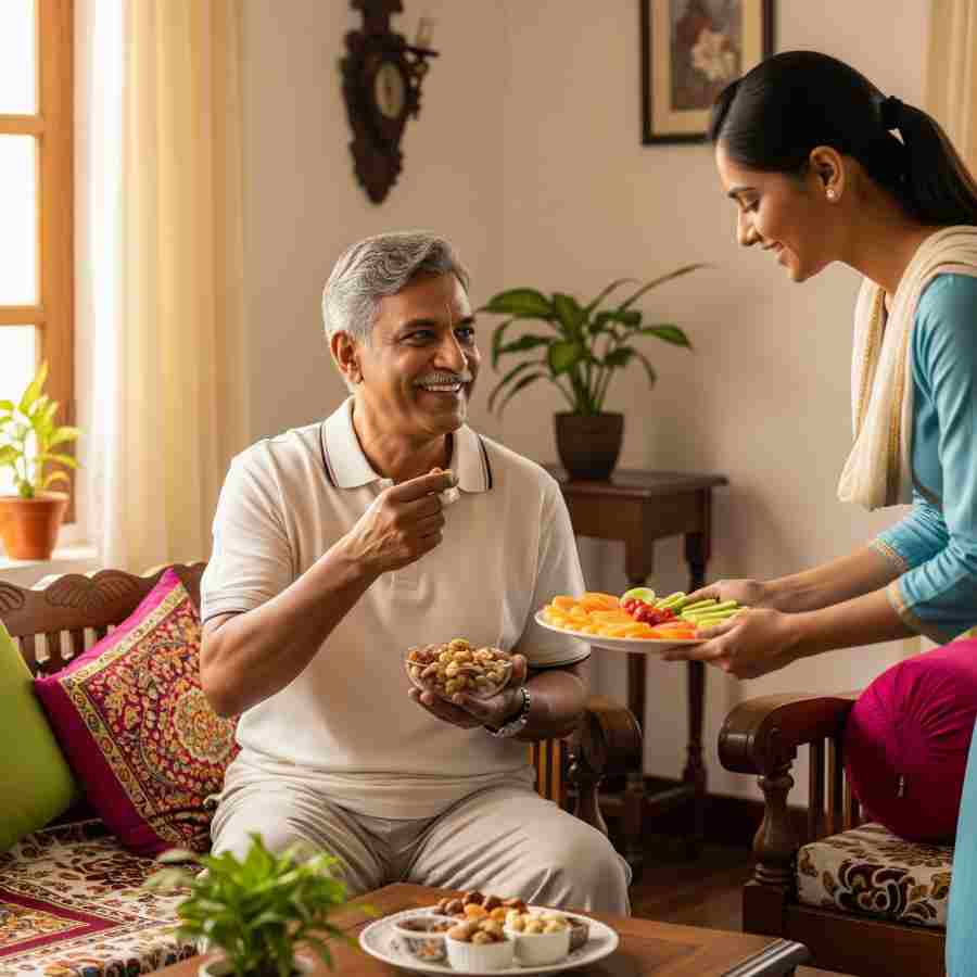 Tiffin ideas for elderly individuals with diabetes