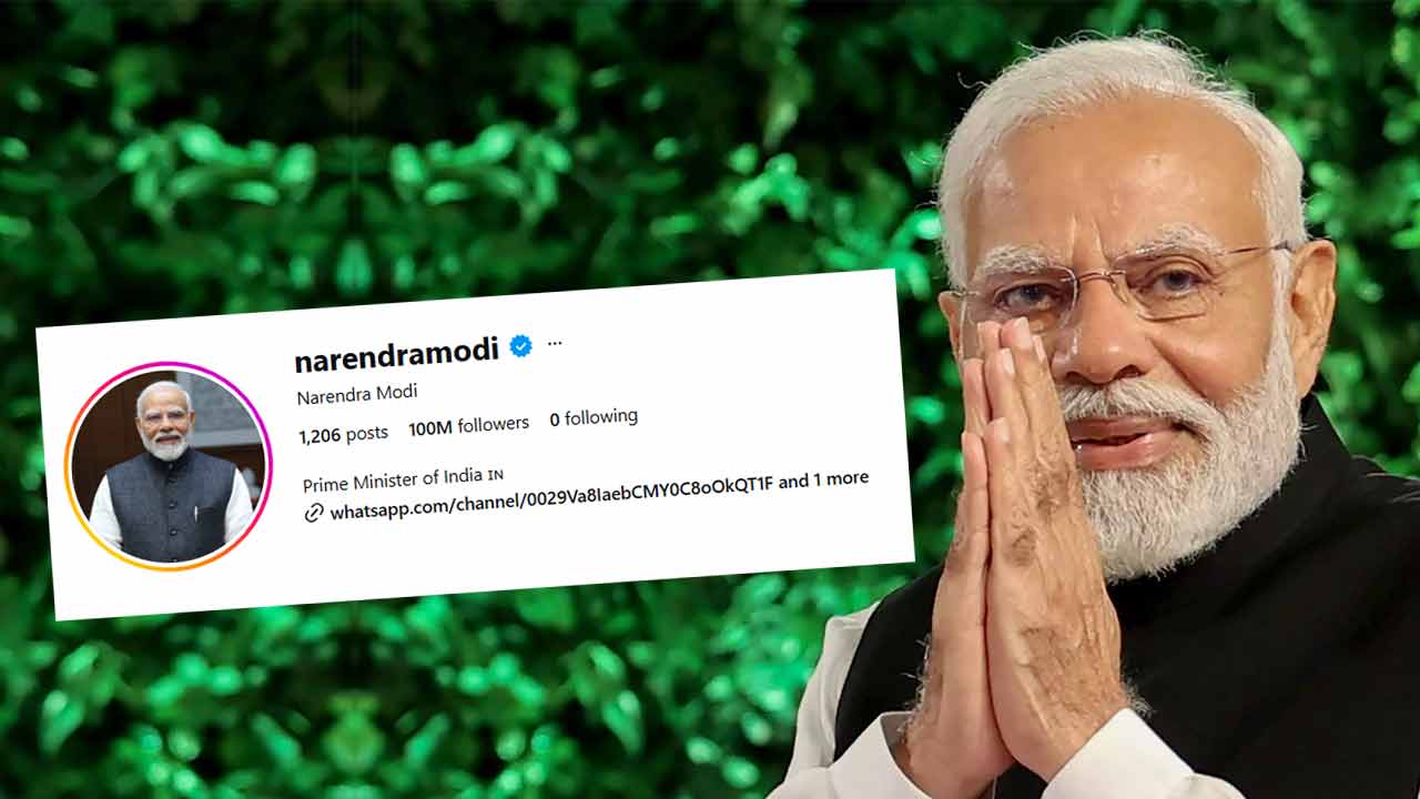 ইনস্টাগ্রামে জনপ্রিয়তার শিখরে প্রধানমন্ত্রী নরেন্দ্র মোদী। গ্রাফিক: আনন্দবাজার ডট কম।