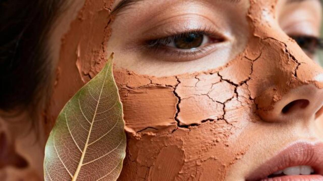 মাটির মাস্ক দিয়ে রূপচর্চা।