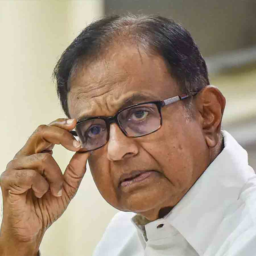 প্রাক্তন অর্থমন্ত্রী পি চিদম্বরম।