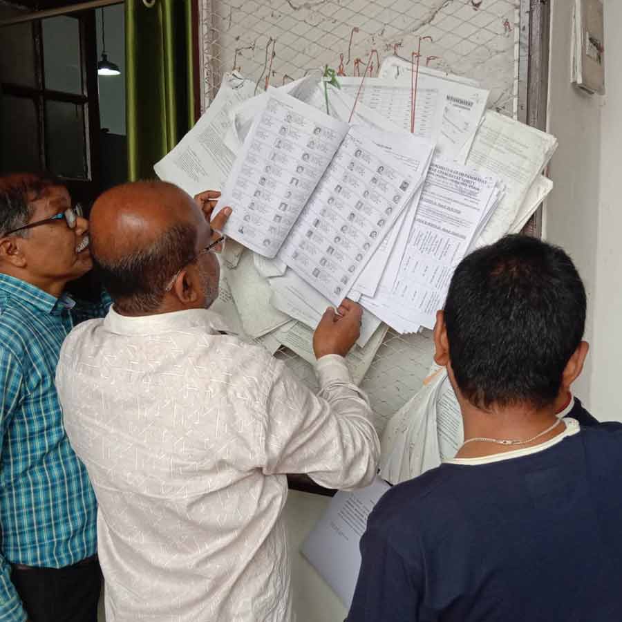Voter list is being published in districts of West Bengal though not in Election Commission’s website yet