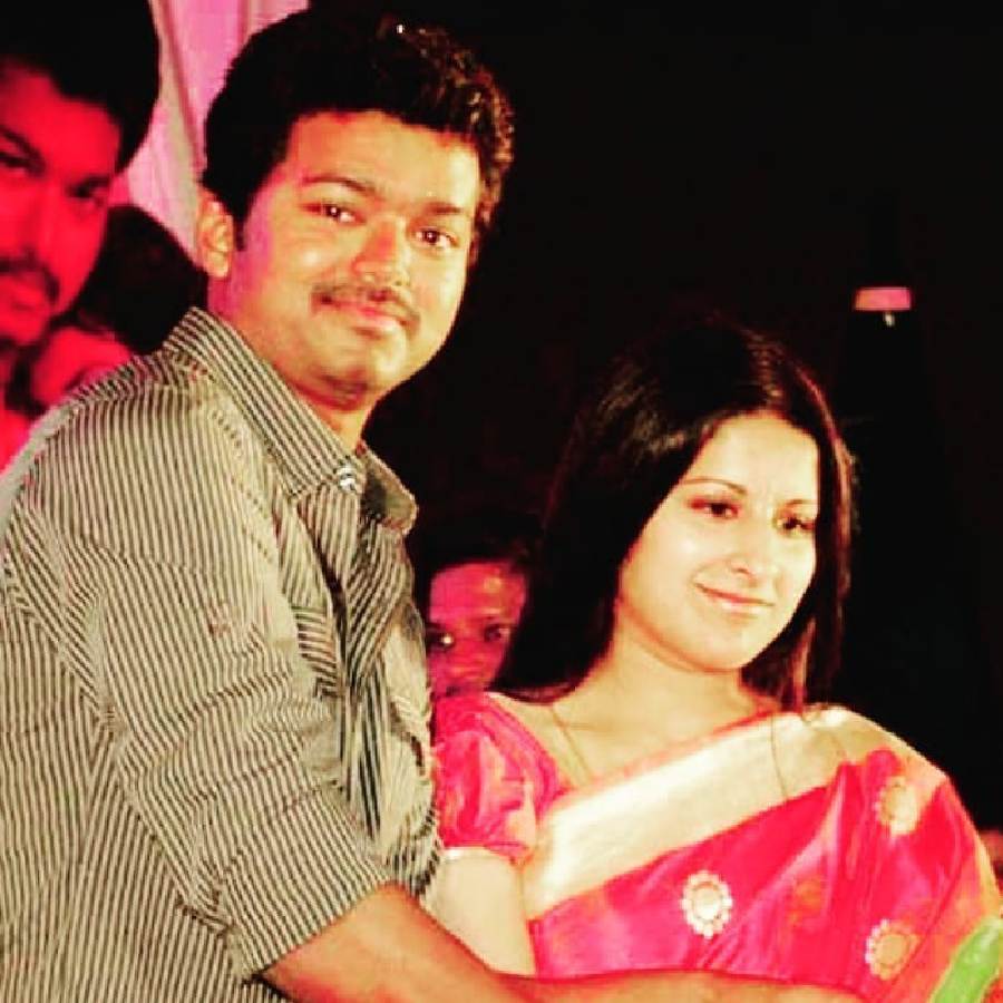 Vijay Thalapathy and Sangeetha Sornalingam