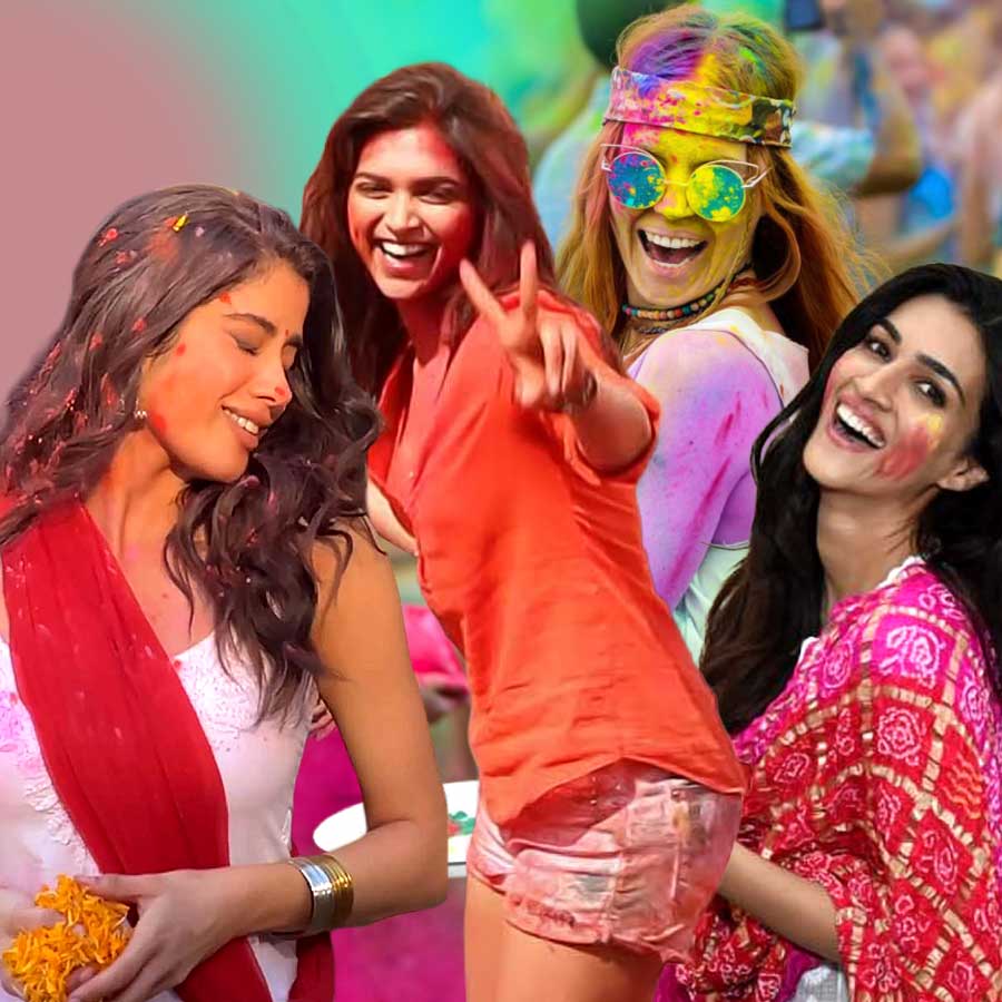 দোলের সাজ হোক রঙিন, থাকুক বলিউডের কায়দা।