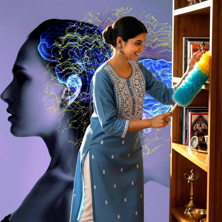 নিজের মনে ঘরের কাজ, মন-শরীর ভাল রাখতে তা কেন জরুরি?