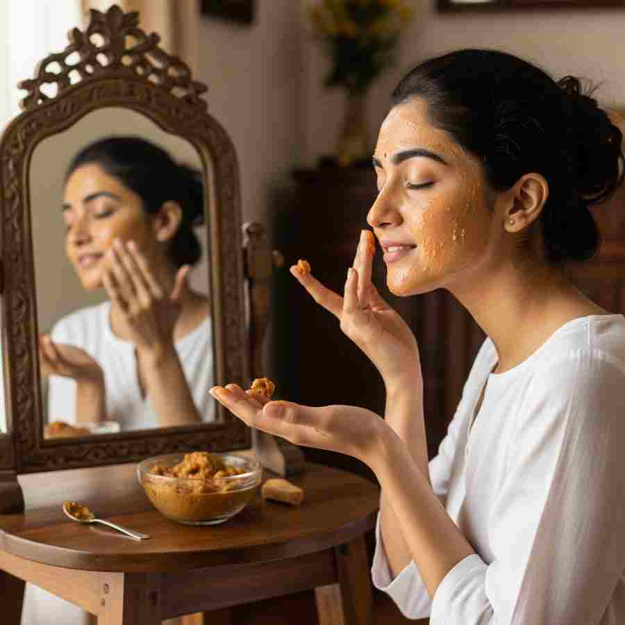 Jaggery can be added to various face scrubs and masks dgtl