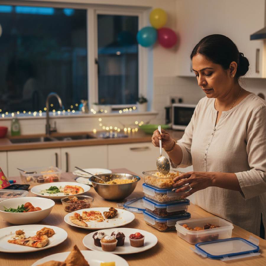 পার্টির বেঁচে যাওয়া খাবার ফ্রিজে রেখে খান? সতর্ক না হলে বিপদ হতে পারে।