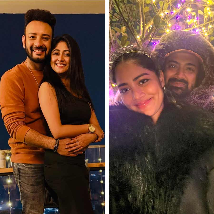 Saheb bhattacharya susmita dey prateik sen sonamoni saha celebrates their new year