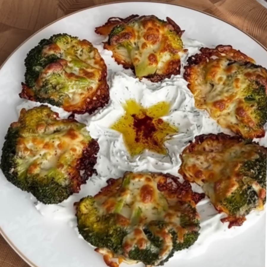 ব্রকোলি দিয়ে মুখরোচক খাবার।