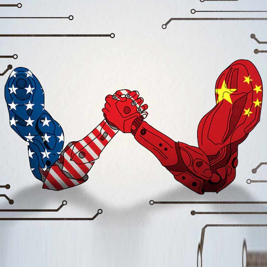 Global investors increasing their wagers on Chinese AI companies amid speculative bubble in US stock Market