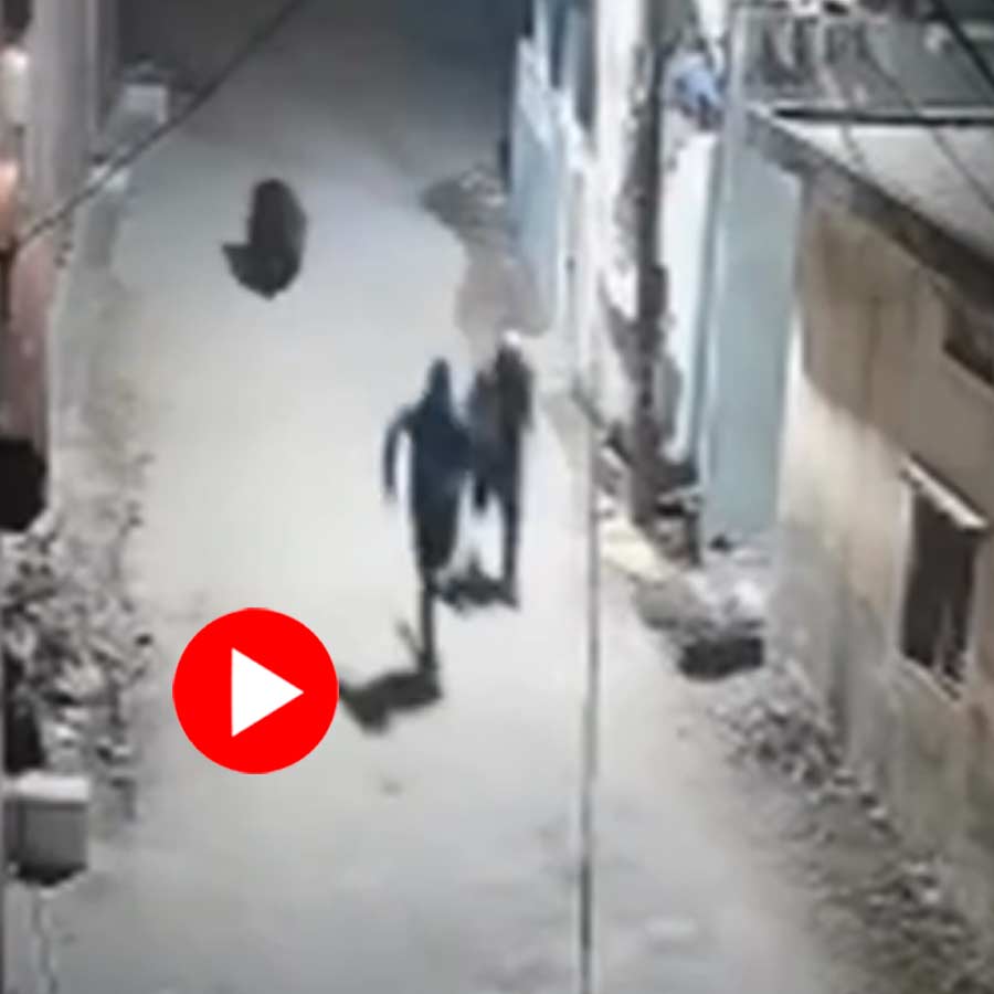 CCTV Footage of Wild Bear Escaping Zoo and Chasing Men Who Were Out For Night Walk in Rishikesh dgtl
