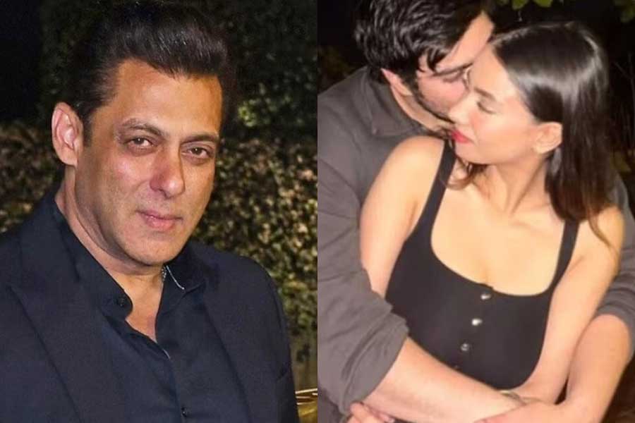   বাগ্‌দান সারলেন সলমনের ভাগ্নে। 