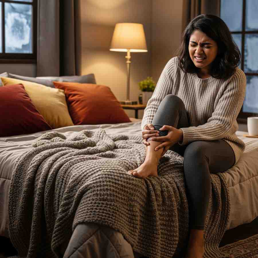 Why you might have more leg muscle cramps in Winter