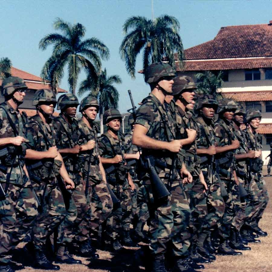 US invasion in Venezuela has some similarity with Operation Just Cause where rock music became weapon to catch Panama President