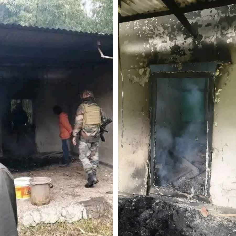 বিষ্ণুপুরের প্রথম বিস্ফোরণস্থল।