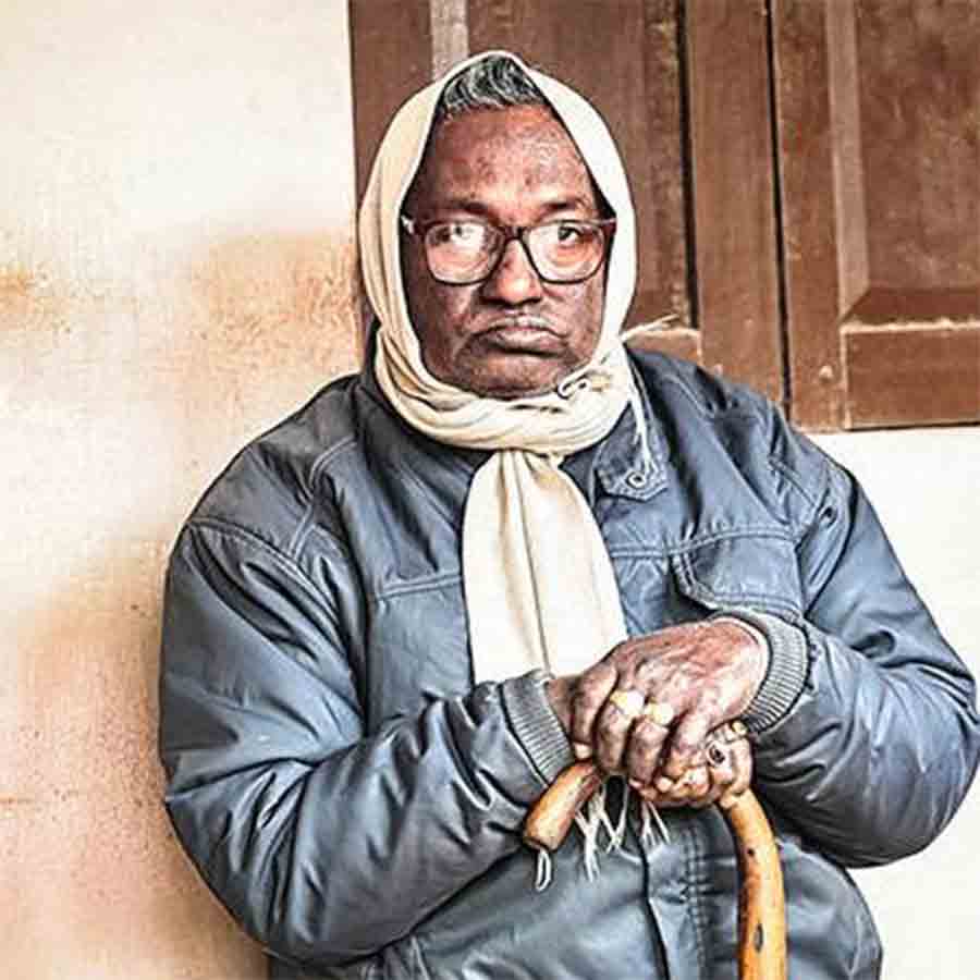 ঈশিতার ঠাকুরদা। সোমবার কৃষ্ণনগর আদালতে।