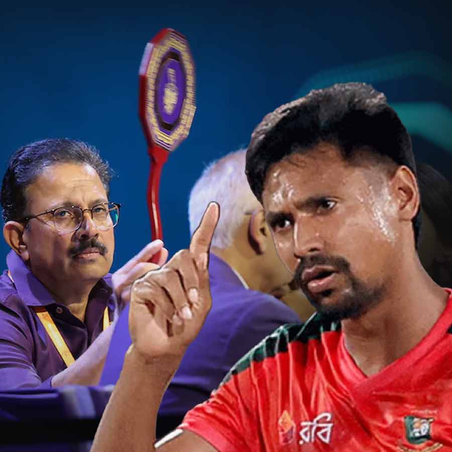 KKR CEO Venky Mysore and Mustafizur Rahman