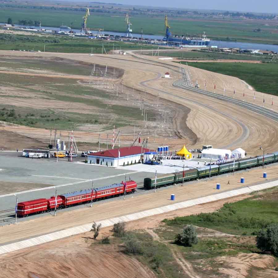 Russia building railway lines in Rasht to Astara in Iran which will counter sanctions and a game changer for India 