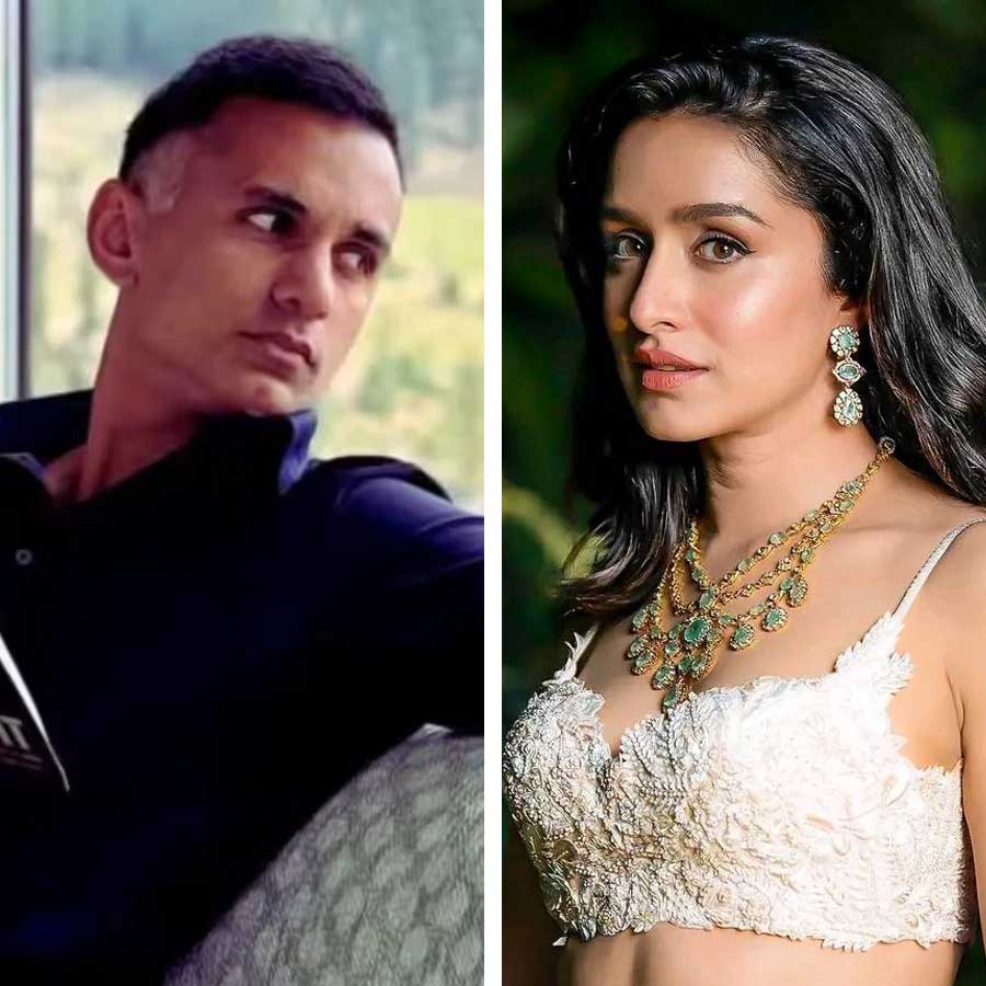 (বাঁ দিকে) রাহুল মোদী, (ডান দিকে) শ্রদ্ধা কপূর।