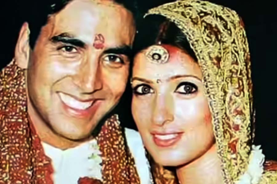Akshay Kumar with Twinkle Khanna