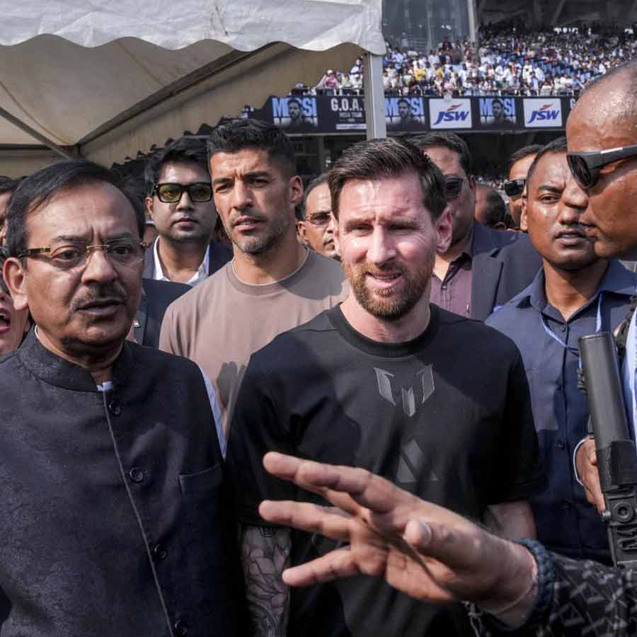 Lionel Messi at Yuba Bharati Krirangan