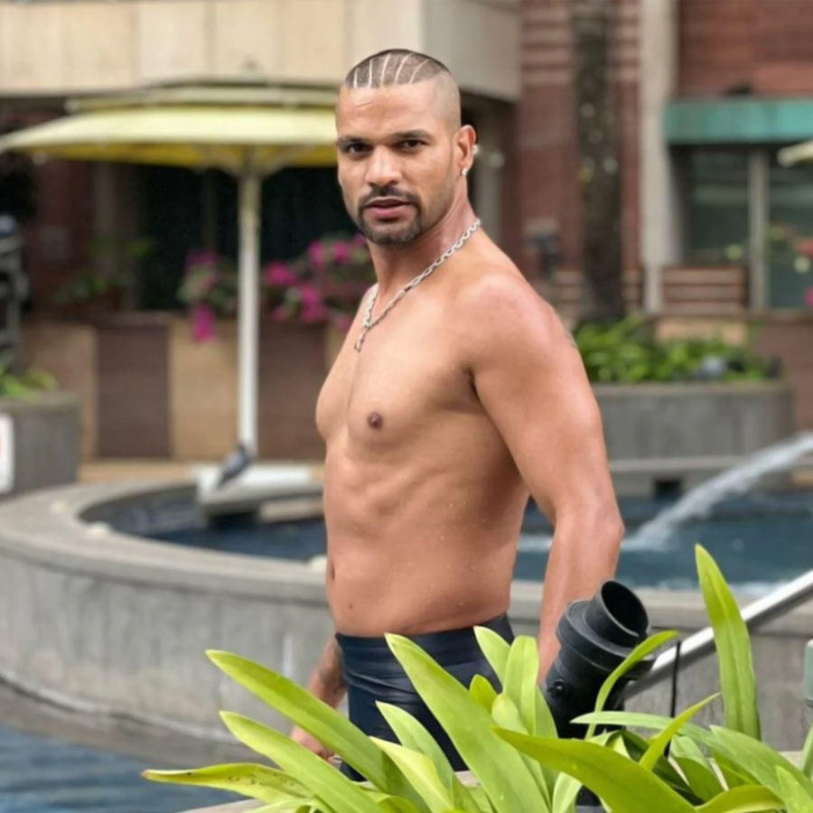 Shikhar Dhawan still keeps six-pack abs at 39,what is his diet and fitness routine