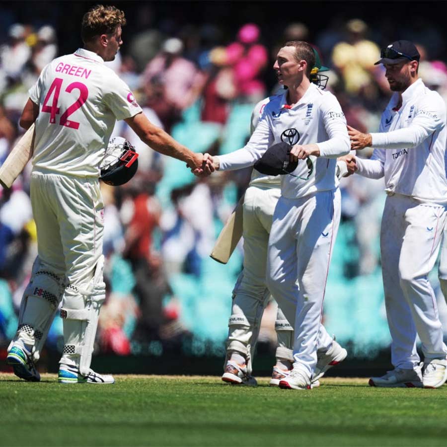 Australia team congratulated by England after winning Ashes