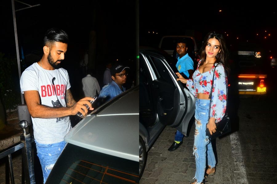 Nidhhi Agerwal with KL Rahul