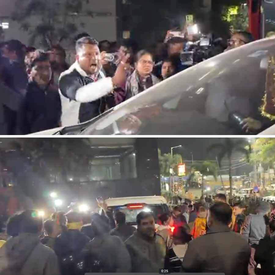 Agitation in front of ED Officials outside IPAC Office at Salk Lake dgtl