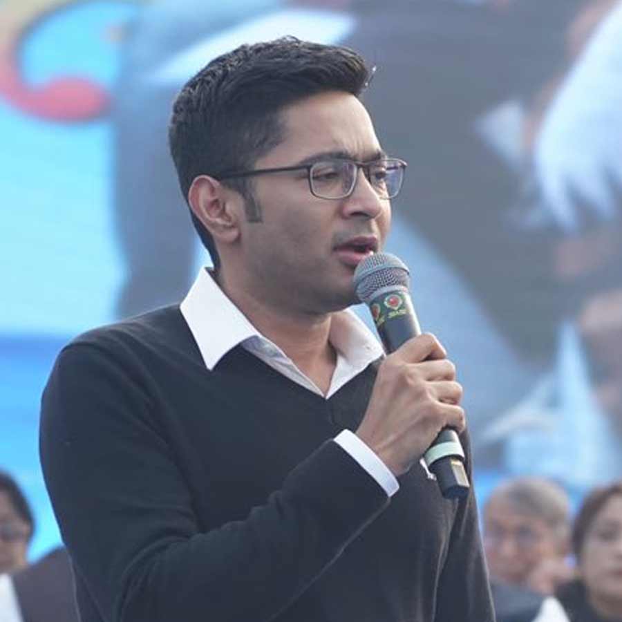 তৃণমূলের সর্বভারতীয় সাধারণ সম্পাদক অভিষেক বন্দ্যোপাধ্যায়।