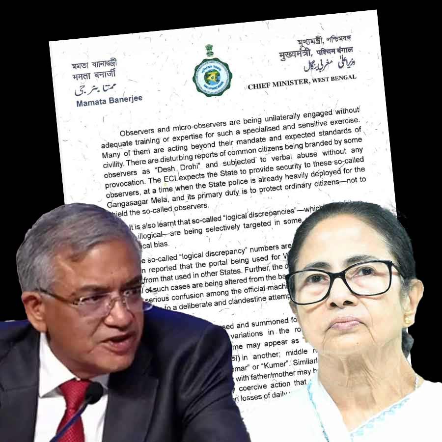 Mamata Banerjee again wrote letter to Chief election commissioner of India
