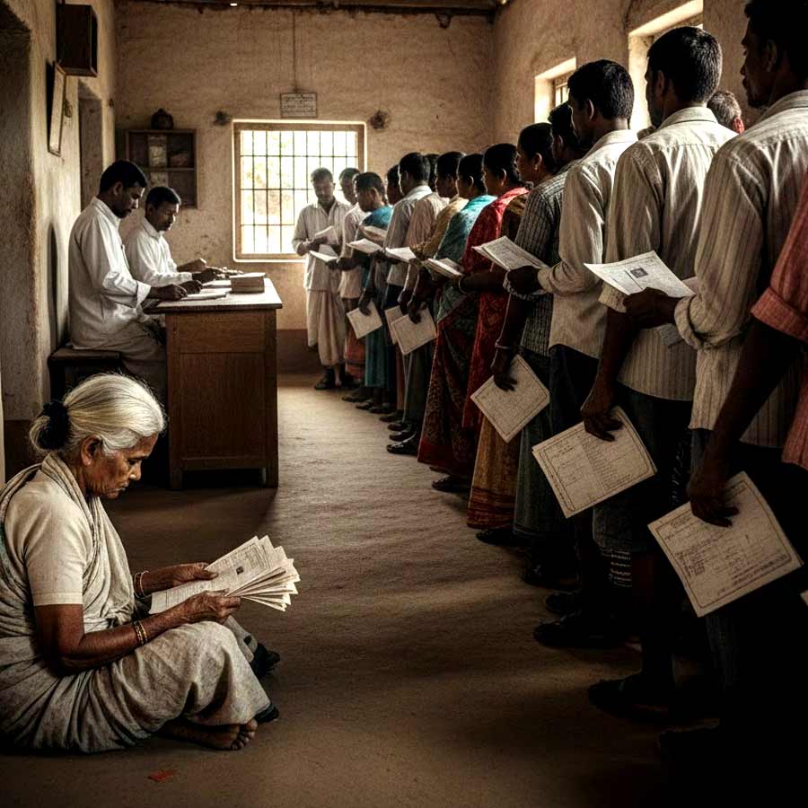 Old Woman of Malda paralysed after going to the BDO office for SIR hearing dgtld