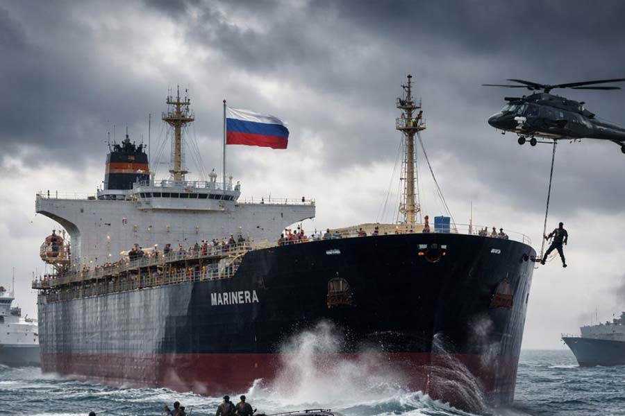 Russia becomes a paper made tiger as oil vessel captured by US Marines in front of Moscow’s nuclear submarine