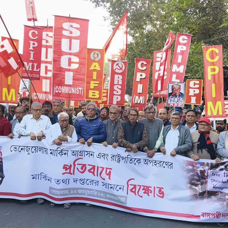 Left parties show united face on the street, thanks to Trump