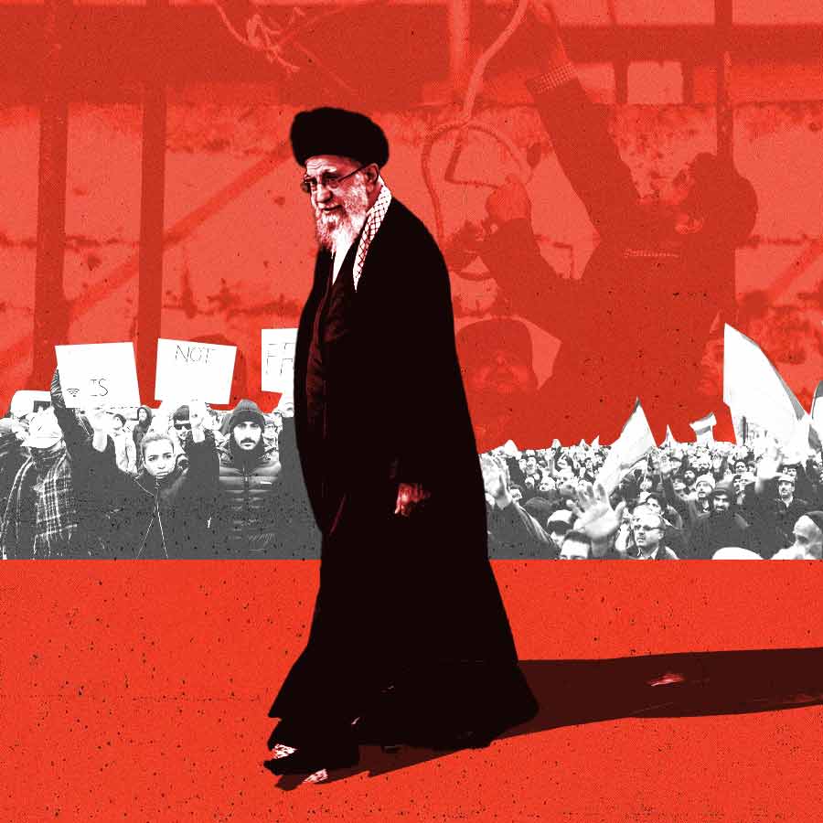 ইরানের সর্বোচ্চ ধর্মীয় নেতা আয়াতোল্লা আলি খামেনেই।