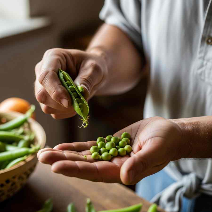 How to peel peas in just five minutes dgtl