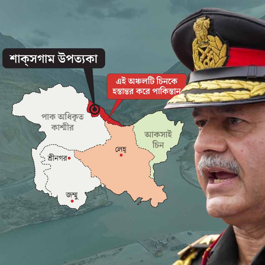 ভারতের স্থল সেনাপ্রধান উপেন্দ্র দ্বিবেদী।