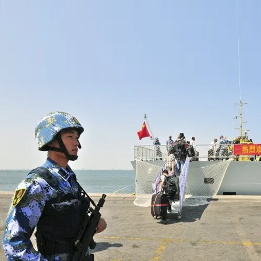 Beijing develops artificial islands to expand Chinese territory and military strength 