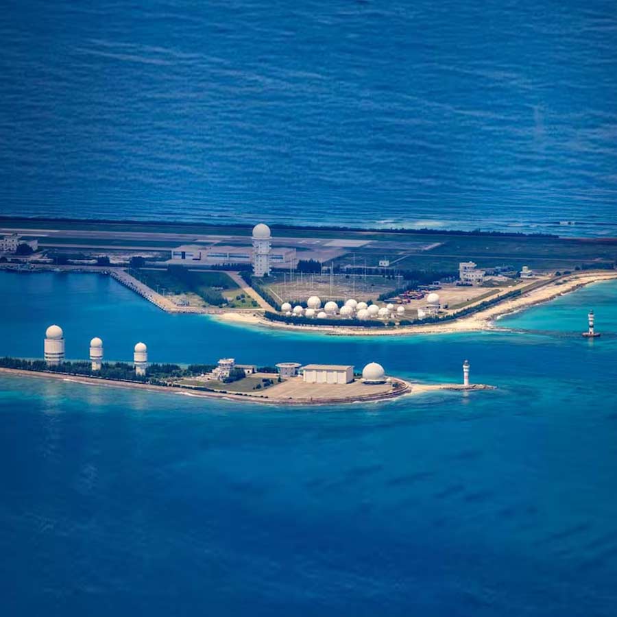 Beijing develops artificial islands to expand Chinese territory and military strength 