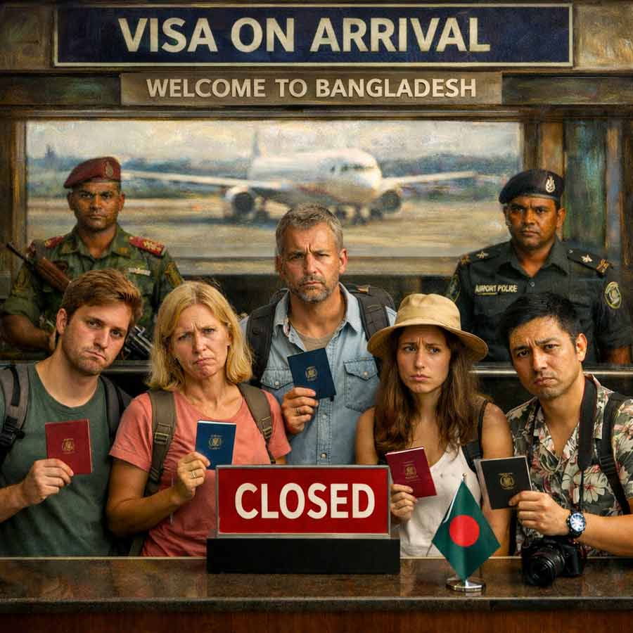 Ahead of General Elections Interim Government of Bangladesh suspends on arrival visa