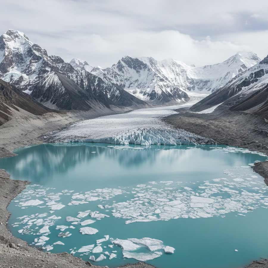 আন্টার্কটিকার হিমবাহে নতুন বিপদের ইঙ্গিত পেলেন বিজ্ঞানীরা।