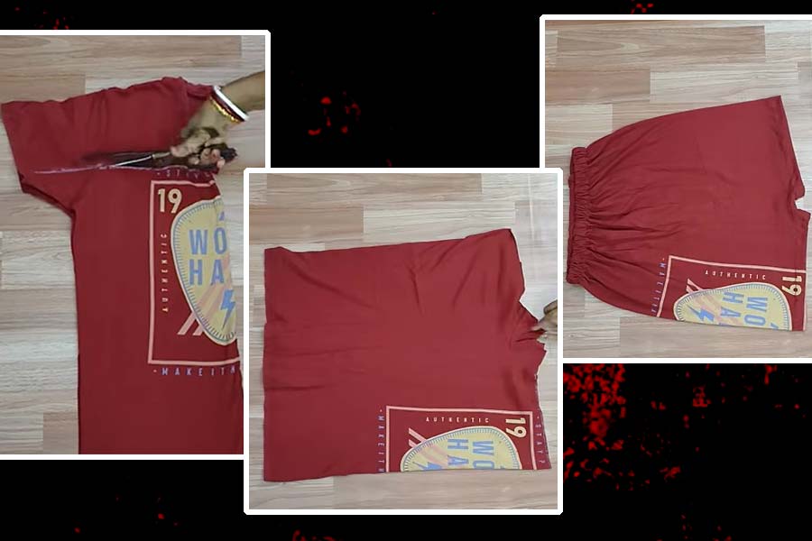 টি-শার্ট দিয়ে বানিয়ে নিন প্যান্ট।