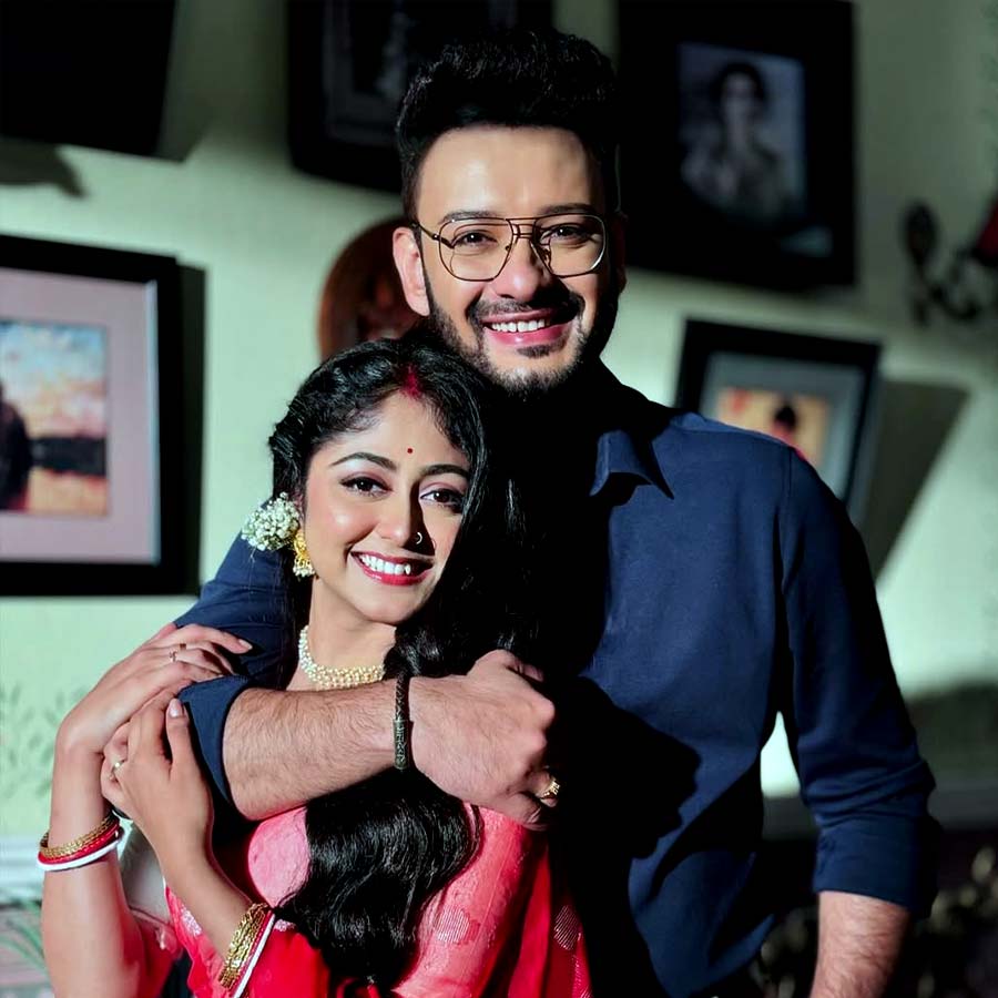 Susmita Dey and Saheb Bhattacharjee busy rehearsing their first play but people think they are coming in television together dgtl