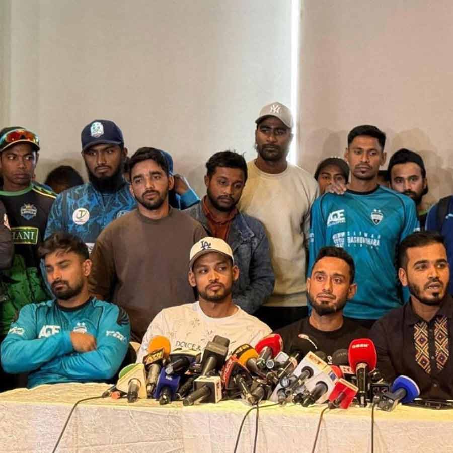 Press Conference of Bangladesh cricketers
