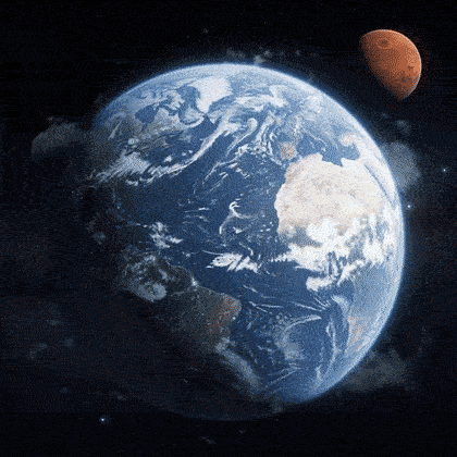 পৃথিবীর কক্ষপথ এবং নিজস্ব অক্ষকে প্রভাবিত করে চলেছে মঙ্গলগ্রহ।