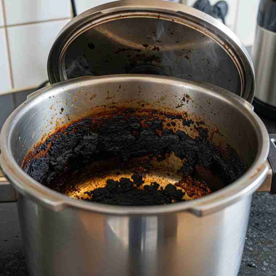 কুকারের পোড়া দাগ সাফ হবে নিমেষে।