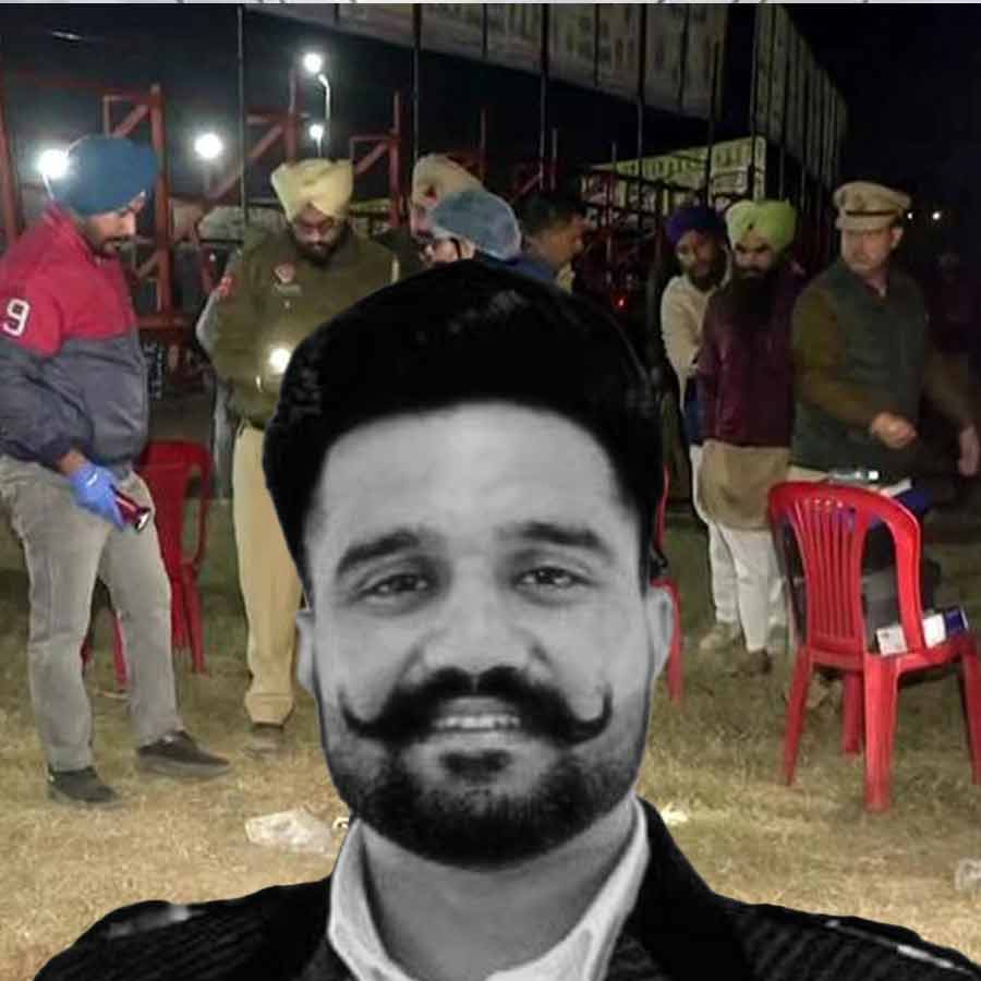 নিহত কবাডি খেলোয়াড় রানা বালাচৌরিয়া। গ্রাফিক: আনন্দবাজার ডট কম।